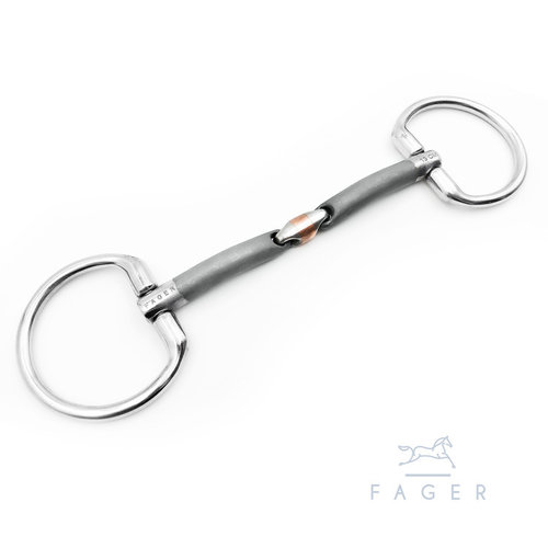 Fagers Oliver Sweet iron Bradoon Fixed rings