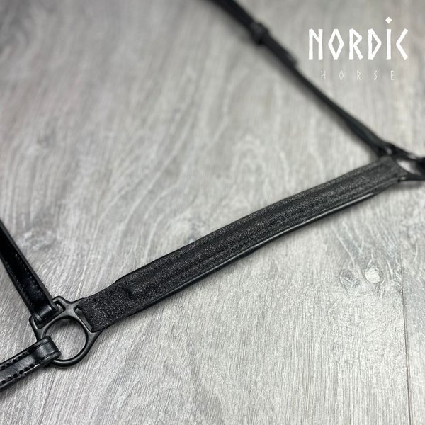 Sperrhalfter mit schwarzem Glitter von Nordic Horse